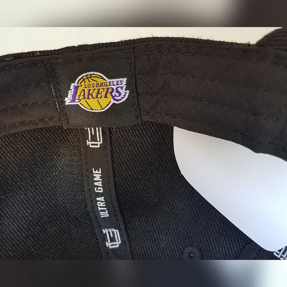 Lakers NBA Official Bricked Snapback Basketball Cap
